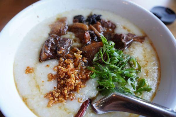 Pork belly congee