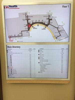 Map of the facility