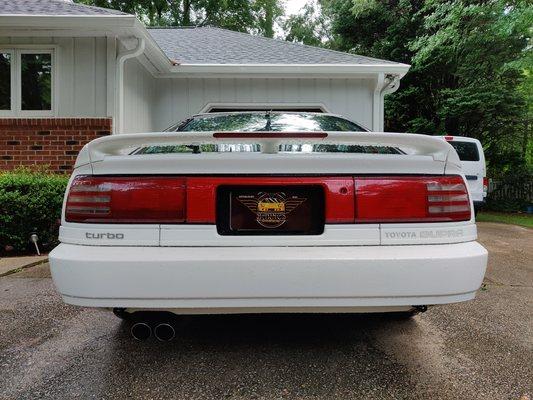 Rear of 1991 Toyota Supra Turbo