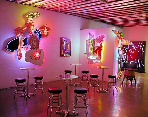 Lili Lakich Neon Art Studio is the spectacular 5,000 square-foot Los Angeles studio and gallery of artist Lili Lakich