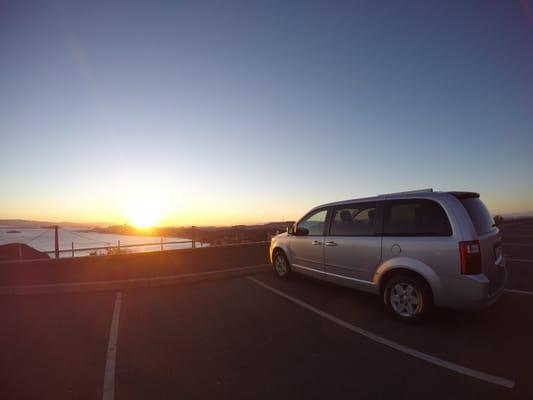 Sunrise at golden gate