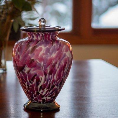 Beautiful Glass Urns