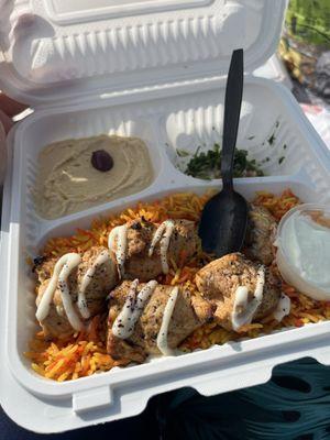 Chicken Tikka Plate.