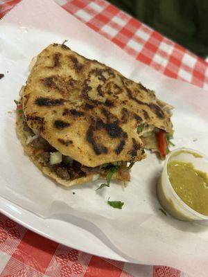 Beef fajita Gordita