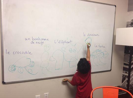 Kids love french classes with us!