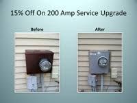 Before and after 200 amp service