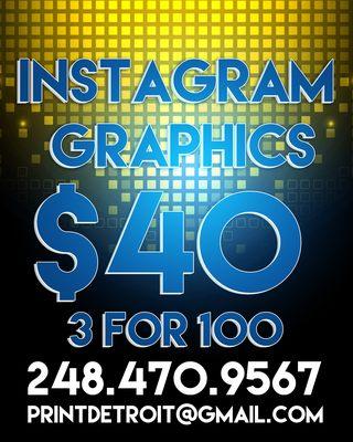 Graphics From $40