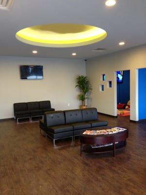 Our comfortable and spacious waiting room.