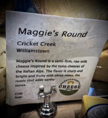 MAGGIE'S ROUND: From Cricket Creek Farm (Williamstown, MA)