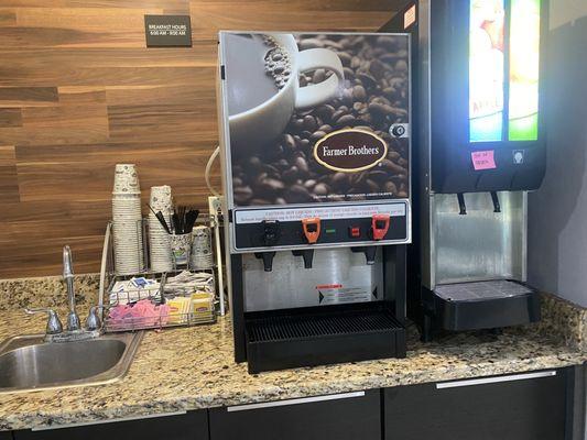 Coffee broken juice machine