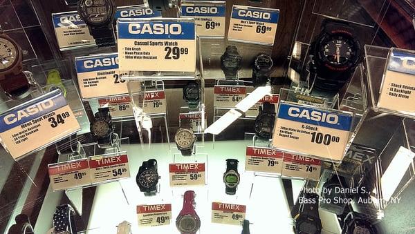 More Casio watches generally geared for outdoor use.