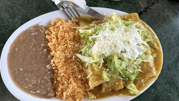 Ricas enchiladas.