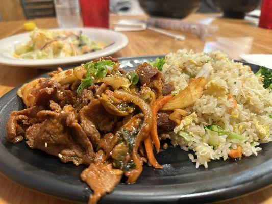 Beef Bulgogi combo plate