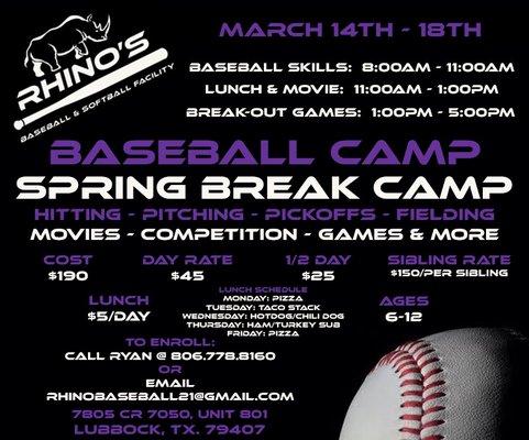 Baseball/Softball Camp