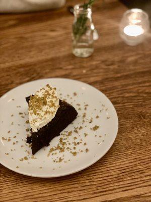 Olive oil chocolate cake