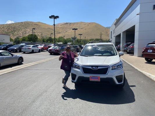 This is our new Subaru Forester 2020.