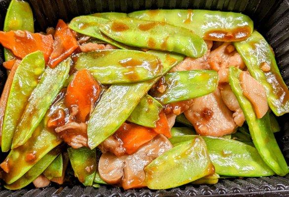 Snow peas chicken