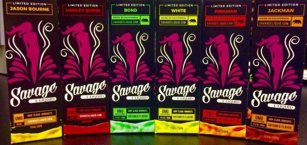 Savage E-Liquid Now Available!