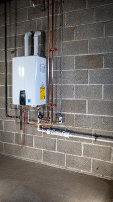 Navien Tankless water heater install