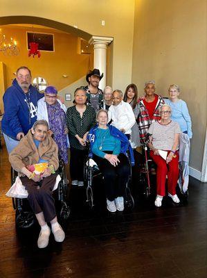 Happy Hour with our resident performer Chase #assistedliving #retirementhome #seniorhome #memorycare #fullcare #longtermcare #care #lasvegas