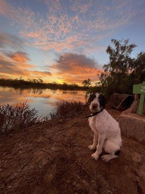 GWP sunset at the blind