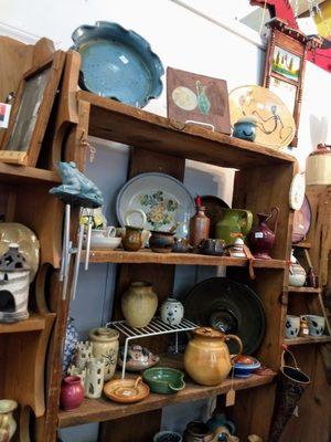 NC pottery, many pieces from Seagrove NC. Great selection!