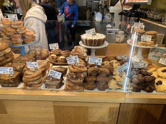 Baked goods offerings, Saturday 9 November 2024.