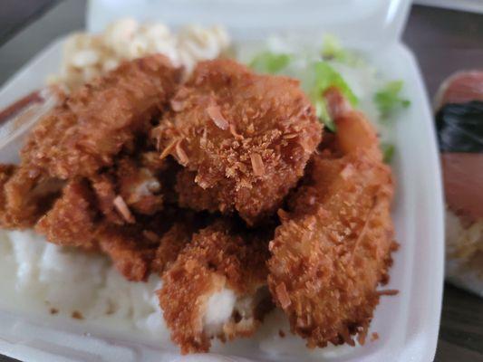 katsu and shrimp goodness