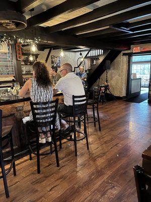 Bar area showing entertainment.