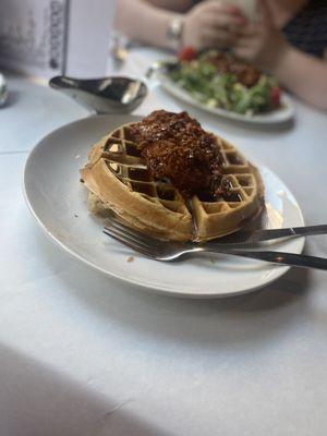 Chicken and waffles