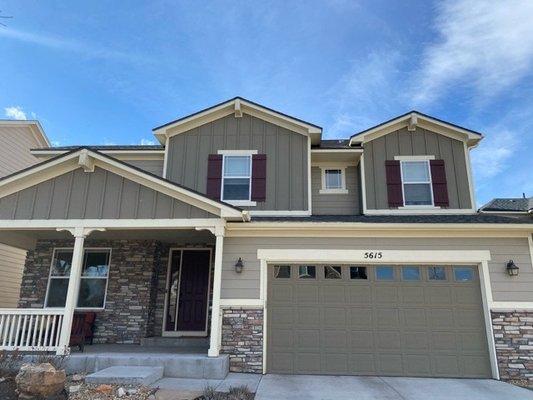 Existing Home in the Kechter Farms Subdivision of Fort Collins, CO.