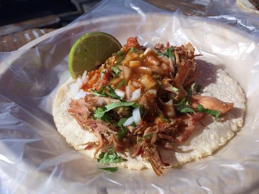 Carnitas taco