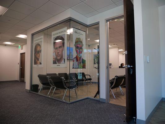 Our beautiful new optical is directly inside the atrium on the first floor