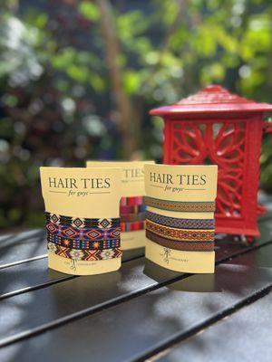 Got Long Hair??  We have hair ties for guys in stock!!