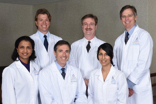 l-t-r | Liza R. Varghese MD, Drew M. Huffman DO, Lee Colglazier MD, Kerrin D. Burte MD, Malini Juyal MD, Joseph E. Temming, MD