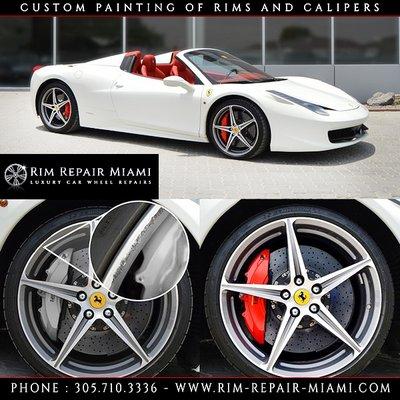 Rim Repair Miami, Scratched Rim repair, change your rims a new color, Wheel Repair Miami. Open Daily at 8AM - Text/Call 305-710-3336