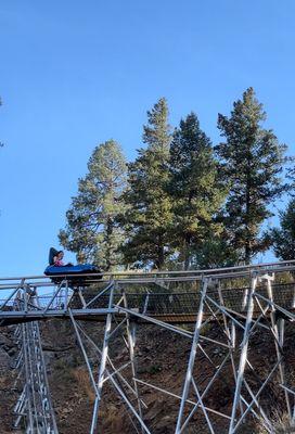 Screaming Eagle Mountain Coaster at Ruidoso Winter Park