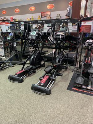 Decent selection of exercise equipment