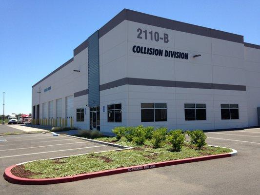 Our state-of-the-art Collision Division is located in Stockton at 2110 S. Sinclair Ave. Our body shop is equipped with the latest technology