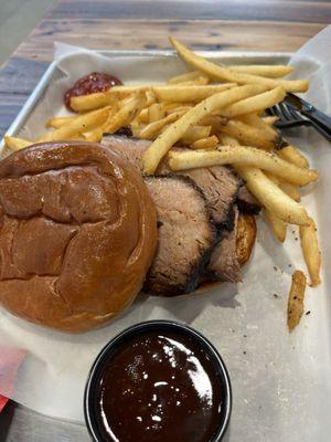 Brisket with fries!