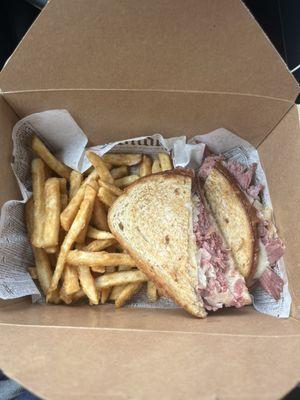 Reuben with fries