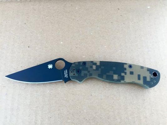 Spyderco knife I bought from Jason