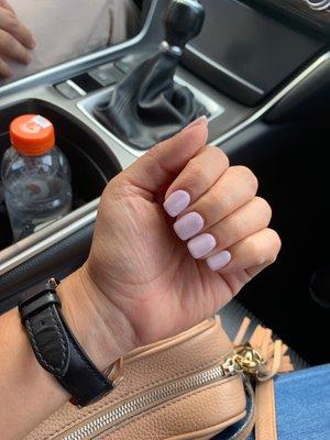 SNS manicure.