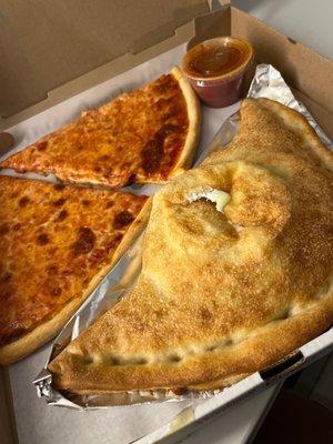 Calzone & slices