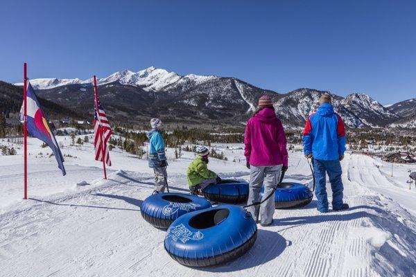 Top off the Frisco Adventure Park Tubing Hill- Cr. Todd Powell