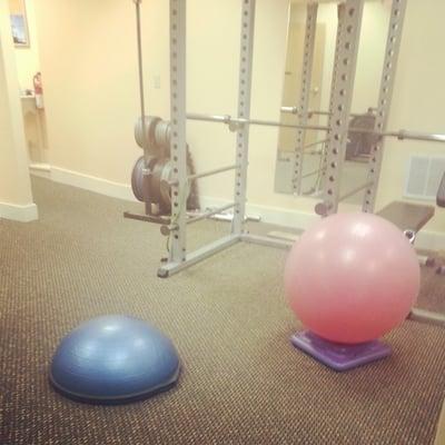 Come on down to meet Mrs Bosu & Mr. Stability ball.