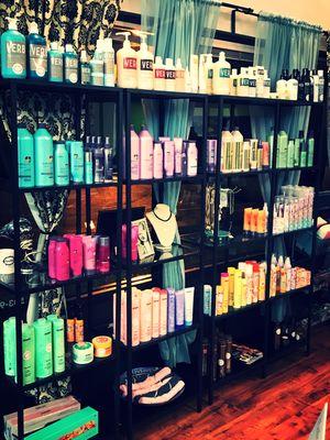 We offer only one he Best Salon professional hair care products products! Pureology, Amika, Verb, Matrix and Redken.