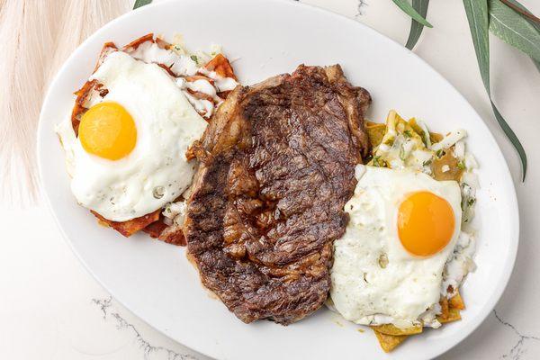 Ribeye Chilaquiles