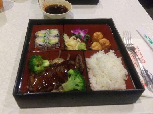 Teriyaki lunch box.