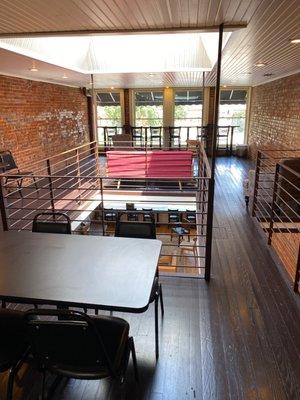 Upstairs sitting area